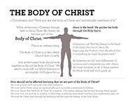 THE BODY OF CHRIST